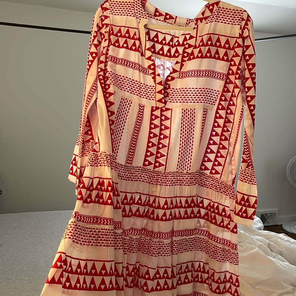 Tuckernuck Red and White Dress